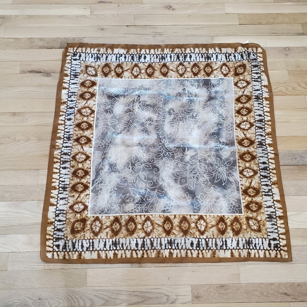 Beautiful women's square scarf.